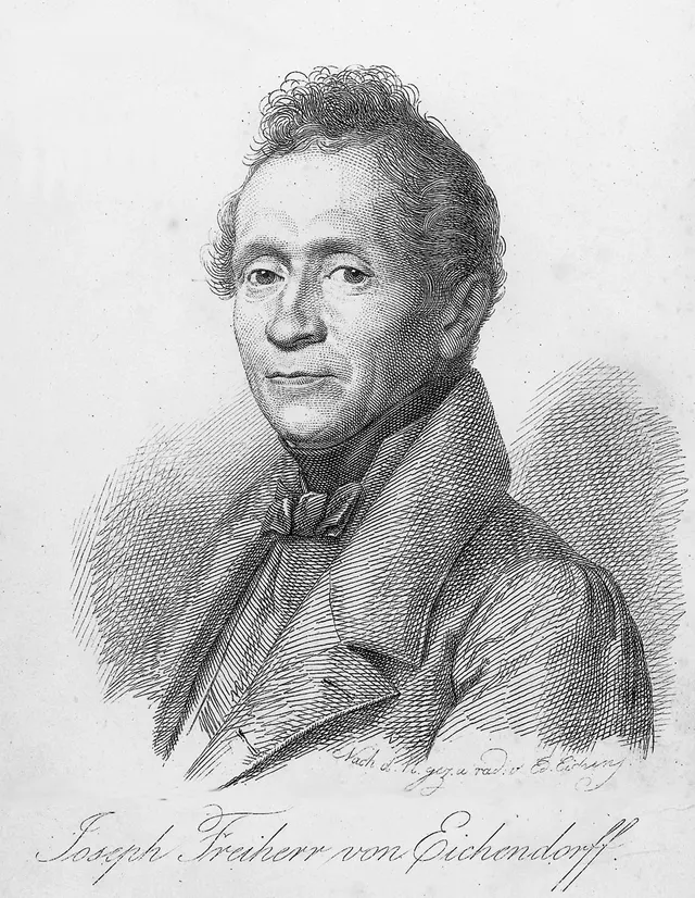 Porträt von Joseph von Eichendorff (E. Eichens)